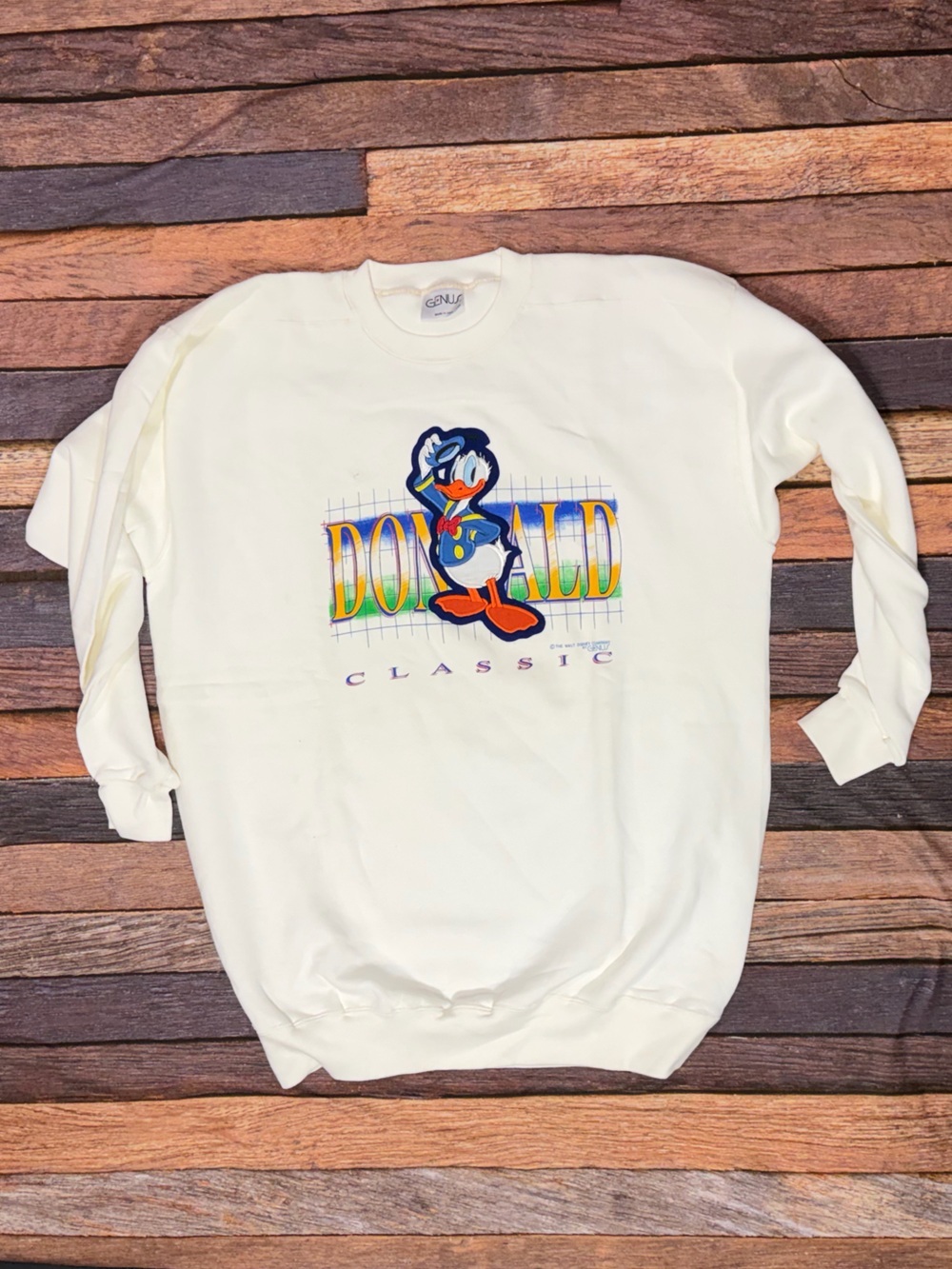 Vintage Donald Duck Mickey Disney 1990s Crewneck Sweatshirt 2XL